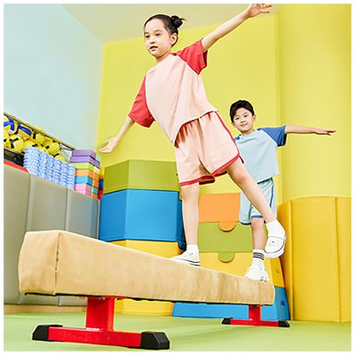 LXLZYXSF 8 7 6 5 Foot Gymnastics Training Balance Beam, Competition Feel Starters Practice Beam with Non Slip Base, Heavy Duty Home Exercise Equipment(L-244cm/8ft H-30cm/11.8in)