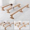 LXLZYXSF Kindergarten Balance Exercise Beam with Detachable Legs, Starters Gymnastics Training Equipment for Kids Teenagers Adults, 9.8ft 6.5ft 4.9ft Length(300x10x30cm/118x3.9x11.8in) view 4