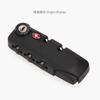 Combination Lock,Travel Lock, Set of A Pair S011#(DL) Type Black Password Lock Replacement suitcases/Luggage Lock for Suitcase Pull Rod Box Trunk Box DIY view 3