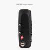 Combination Lock,Travel Lock, Set of A Pair S011#(DL) Type Black Password Lock Replacement suitcases/Luggage Lock for Suitcase Pull Rod Box Trunk Box DIY view 4