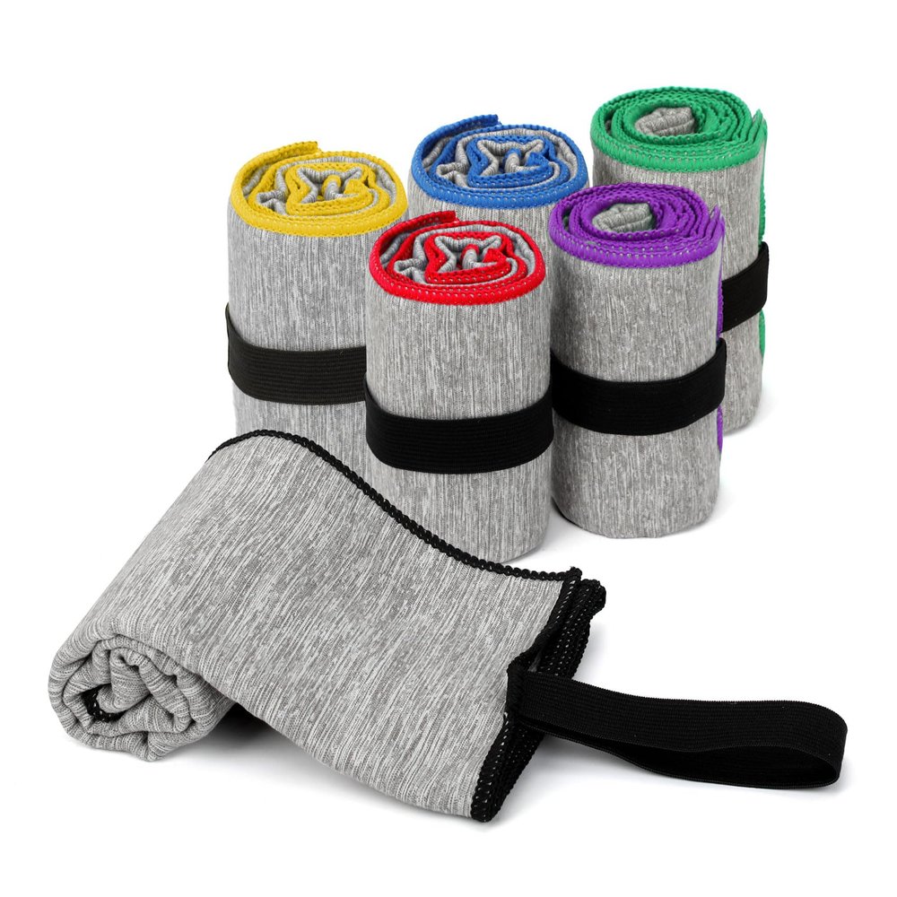 NUOYEE 6 Pack Gym Towels Microfiber Quick Dry Men Women Working Out Gear for Body Sweat Fitness Yoga Exercise Tennis Outdoor Fast Drying Running Riding Jogging Hiking Camping Fishing Towel