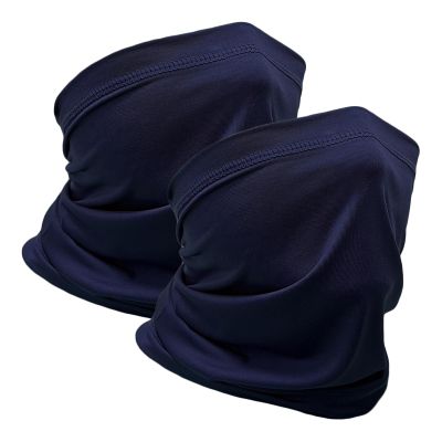WOXVM 2 Pack Neck Gaiter Face Mask Breathable Sun Cooling Balaclava Versatile Bandana Tube Neck Scarf Gator Face Cover Summer UV Protection Headwear for Men Women Outdoor Sports