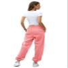 Gvraslvet Women Dance Sweatpants Cinch Bottom Sweatpants Pockets High Waist Sporty Gym Athletic Fit Jogger Pants Lounge Pants Pink M view 3