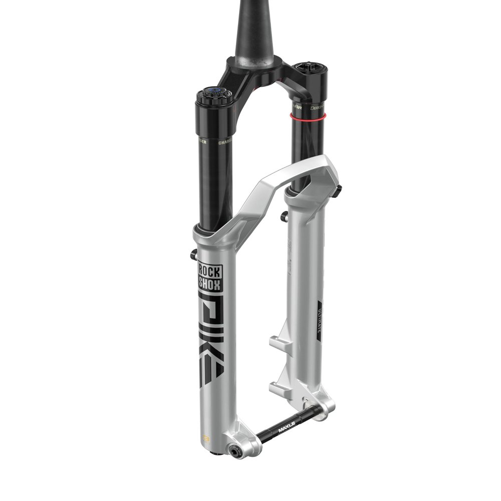 RockShox Pike Ultimate Charger 3.1 Rc2 29In Boost Fork Gloss Silver, 140Mm, 44Mm Offset