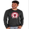 Chicago Bulls NBA Officially Licensed Tri-Blend Long Sleeve T-Shirt Black, Medium view 1