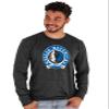 Dallas Mavericks NBA Officially Licensed Tri-Blend Long Sleeve T-Shirt Black, Large view 1
