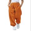 Gvraslvet Gym Sweatpants Women Comfy Cinch Bottom Joggers with Pockets Baggy Woman Pantalones Flojos para Mujer Trendy 2025 OrangeXXL view 1