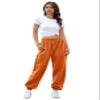 Gvraslvet Gym Sweatpants Women Comfy Cinch Bottom Joggers with Pockets Baggy Woman Pantalones Flojos para Mujer Trendy 2025 OrangeXXL view 2