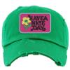 ALLNTRENDS Have A Nice Day Dad Hat Summer Cap Embroidered Sunflower Adjustable Hats (Irish Green) view 1