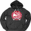 Atlanta Hawks NBA Officially Licensed Tri-Blend Hooded Sweatshirt Black, Large view 1