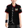 Vafogehu Flag of Suriname Children's Football Jersey Short Sleeve Casual T-Shirt 160CM view 1