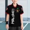 Vafogehu Flag of Maldives Children's Football Jersey Short Sleeve Casual T-Shirt 160CM view 2