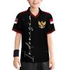 Vafogehu Flag of Indonesia Children's Football Jersey Short Sleeve Casual T-Shirt 130CM view 1