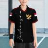 Vafogehu Flag of Indonesia Children's Football Jersey Short Sleeve Casual T-Shirt 130CM view 2