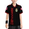Vafogehu Flag of Denmark Children's Football Jersey Short Sleeve Casual T-Shirt 160CM view 1