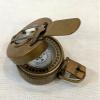NineFit Basics British Military Prismatic Pocket Solid Brass Antique Compass Marine Navigation Sailing Fishing Hunting Mounting Camping view 4