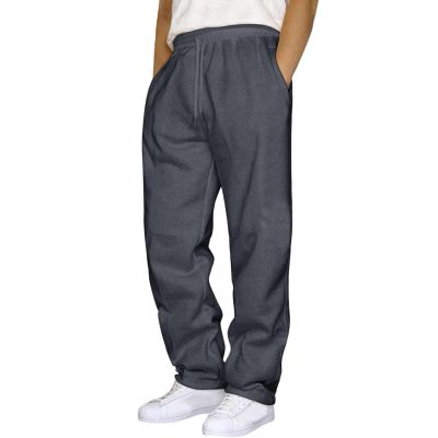 NineFit Basics Sweat Pants for Mens Wide Leg Joggers Pants Heavyweight Fleece Workout Jogging Loose Fit Trousers with Pockets, X-Large