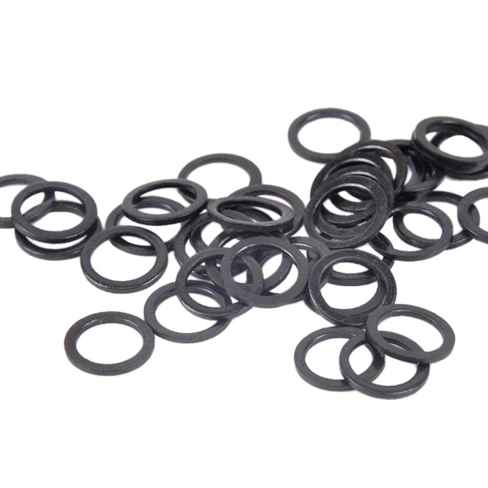 Pegciuho Set of 100 Skateboard Axle Speed Washer Longboard Hardware Repair Rebuilding