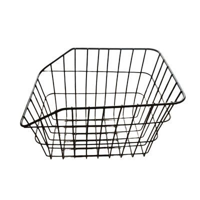 Pegciuho Sturdy Rear Bike Basket Storage Parts Bike Metal Rainproof