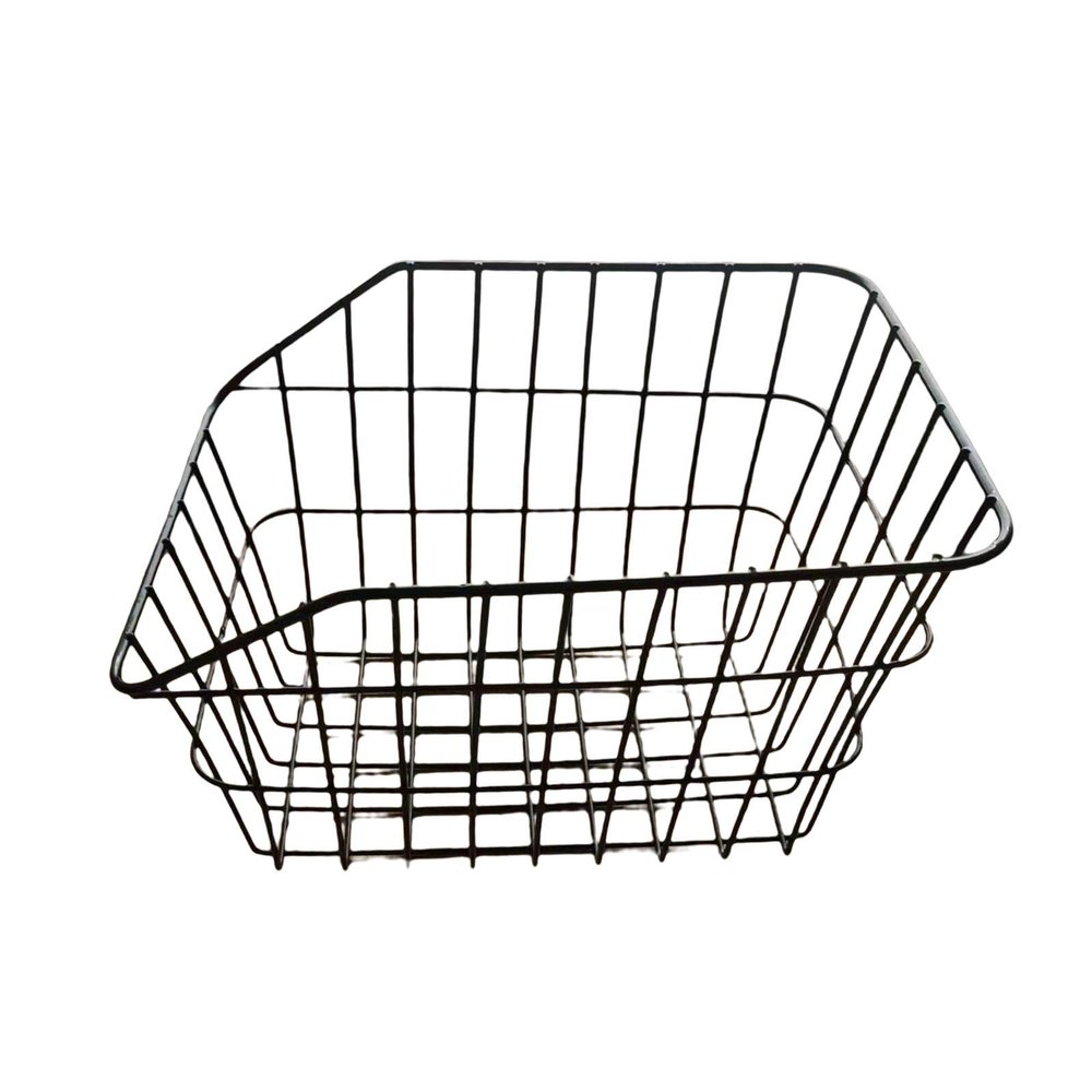Pegciuho Sturdy Rear Bike Basket Storage Parts Bike Metal Rainproof