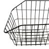 Pegciuho Sturdy Rear Bike Basket Storage Parts Bike Metal Rainproof view 2