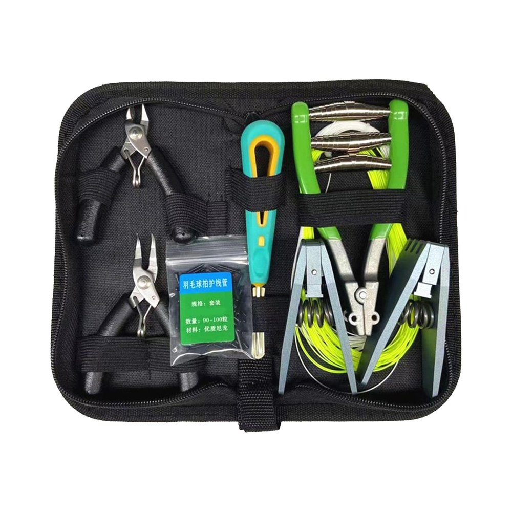Pegciuho Heavy Duty Badminton Stringing Clamp Tool Kits with Storage
