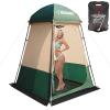Shower Tent, Privacy Dressing Room, Camping Shelter, or Portable Toilet Stall with Water Bag for Camping, Beach view 1