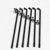 KTKEET Bike Spokes 12G Electric Bicycle Spokes 20/40PCS 2.5 mm Diameter Black Carbon Steel 70-262MM Bike Wheel Spokes with Nipple for E-Bike Motorcycle Tricycle (250mm 20pcs) view 2
