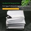 NXLXQ Waterproof Tarp Tent Cover Tarp for Under Tent Multi Purpose Protective Cover Durable Waterproof Weather Proof Rip and Tear Resistant 2.46ft x 6.56ft White view 2