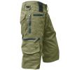 xoxingysm Mens Cargo Shorts with Multi Pockets Tactical Military Utility Shorts Lightweight Quick Dry Outdoor Hiking Shorts view 1