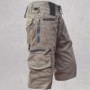 xoxingysm Mens Shorts Cargo Hiking Shorts with Multi Pockets Fishing Outdoor Utility Ripstop Shorts Tactical Training Lightweight Quick Dry Shorts Casual Fishing Camping Shorts view 2