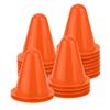 XIHIRCD 20pcs Soccer Cones, 3.15 Inch Mini Practice Cones Sports Cones Field Markers Cones Basketball Cones Training Cones for Outdoor Indoor Basketball Football Footwork Training (Orange) view 1
