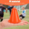 XIHIRCD 20pcs Soccer Cones, 3.15 Inch Mini Practice Cones Sports Cones Field Markers Cones Basketball Cones Training Cones for Outdoor Indoor Basketball Football Footwork Training (Orange) view 3