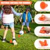 XIHIRCD 20pcs Soccer Cones, 3.15 Inch Mini Practice Cones Sports Cones Field Markers Cones Basketball Cones Training Cones for Outdoor Indoor Basketball Football Footwork Training (Orange) view 4