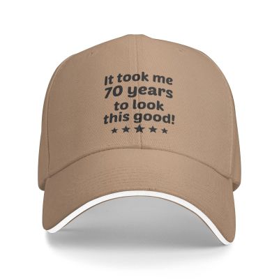 70th Birthday Gifts It Took Me 70 Years to Look This Good Baseball Cap Men Trucker Hat Gift Women Sun Hat Natural