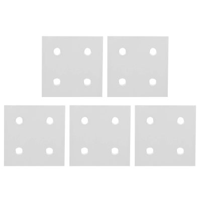 MUNEFE Pcs 4Hole Vertical Connectin Plate, Aluminium Connectin Plate, Aluminum Extrusion Joinin Board for Connection(6060-4 hole)