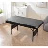 3 in 1 Pool Table Ping Pong Dining Table Combo Foldable Tabletop Mesa for Adults Multi Game Table with Billiard Accessories and Tennis Paddles,family movement (Green) view 3