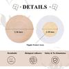 40 Pieces Disposable Nipple Covers for Women, Self-Adhesive, Large Satin Breast Petals Nipple Stickers for Women, Disposable Sticky Bra Pad Perfect for Discreet Coverage and Comfort,Beige view 2