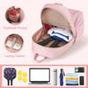 Prokva Pickleball Bag Backpack for Women Holds 4 Paddles, Large Pickle Ball Bag Pickleball Paddle Backpack for Men, Pink (Patent Design) view 2
