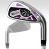 Right-Handed Golf Club Iron with Carbon/Steel Shaft - #7 Single Golf Iron Built for Men and Women Golf Sports (Purple,with Steel Shaft) view 3