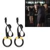 XHTLLO Adjustable Gym Rings Exercise Rings with Anti Slip Buckle, Heavy Duty Gym Equipment for Home Fitness Workout view 3