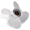 VIF Aluminum Boat Propeller for Yamaha 60HP 70HP 75HP 80HP 85HP 90HP 115HP 130HP Outboard Engines,15 Tooth, Rh (13 Diax17 P 4 Blades) view 1
