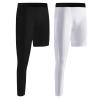 Valcatch Youth Boys' One Leg Compression Pants with Pockets for Basketball Soccer Running Athletic Tights Leggings Base Layer view 1