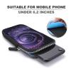CWECVWE Crossbody Cellphone Wallet Bag, Small Mobile phone bag, Travel Purse Holder With Adjustable Strap Compatible with Trippy Purple Tie Dye view 3