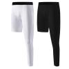 Valcatch Youth Boys' One Leg Compression Pants with Pockets for Basketball Soccer Running Athletic Tights Leggings Base Layer view 1