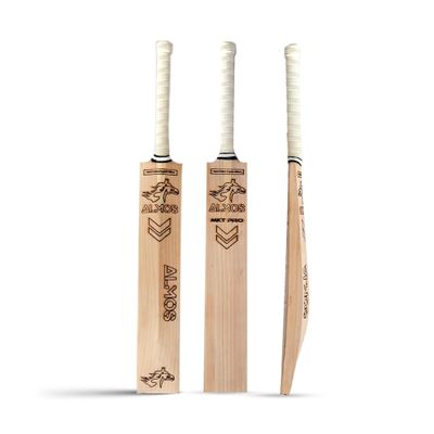 Almos Sports English Willow Cricket Bat Players Reserve Grade 1, Lightweight 2.6 lb, Long Handle, 12 Grain Hard Hitting Bat for Adults