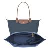 LOUKAYCCI Felt Purse Organizer Insert for Longchamp Le Pliage M Handbag Insert (Dark Blue, Medium) view 1