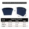 LOUKAYCCI Felt Purse Organizer Insert for Longchamp Le Pliage M Handbag Insert (Dark Blue, Medium) view 2