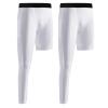 Valcatch Youth Boys' One Leg Compression Pants with Pockets for Basketball Soccer Running Athletic Tights Leggings Base Layer view 1