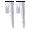 Valcatch Youth Boys' One Leg Compression Pants with Pockets for Basketball Soccer Running Athletic Tights Leggings Base Layer view 1